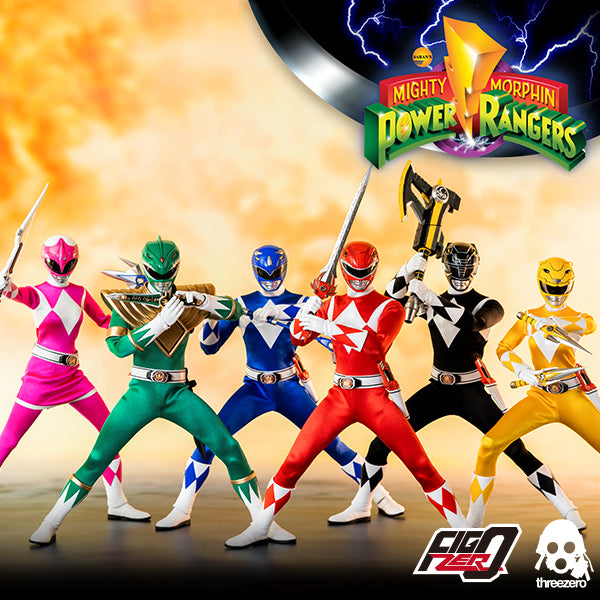Load image into Gallery viewer, Mighty Morphin Power Rangers Core Rangers + Green Ranger Six-Pack - MINT IN BOX
