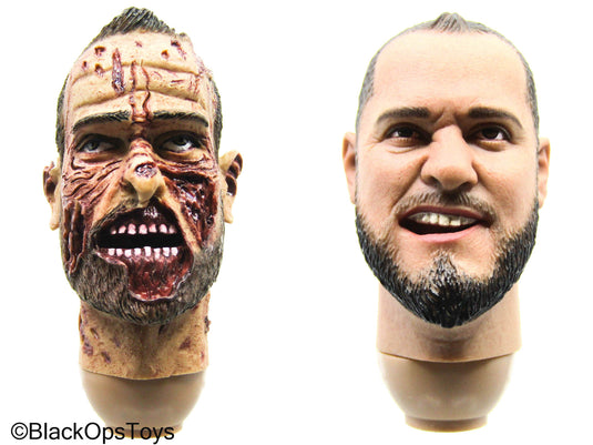 Regular & Zombie Male Headsculpt Set