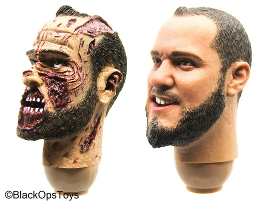 Regular & Zombie Male Headsculpt Set