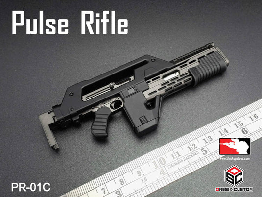 Black M41A Pulse Rifle Ver. 1 w/Round Counter & Extra Magazine LE