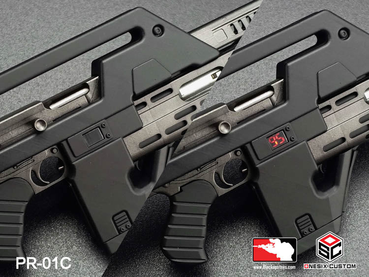 Load image into Gallery viewer, Black M41A Pulse Rifle Ver. 1 w/Round Counter &amp; Extra Magazine LE
