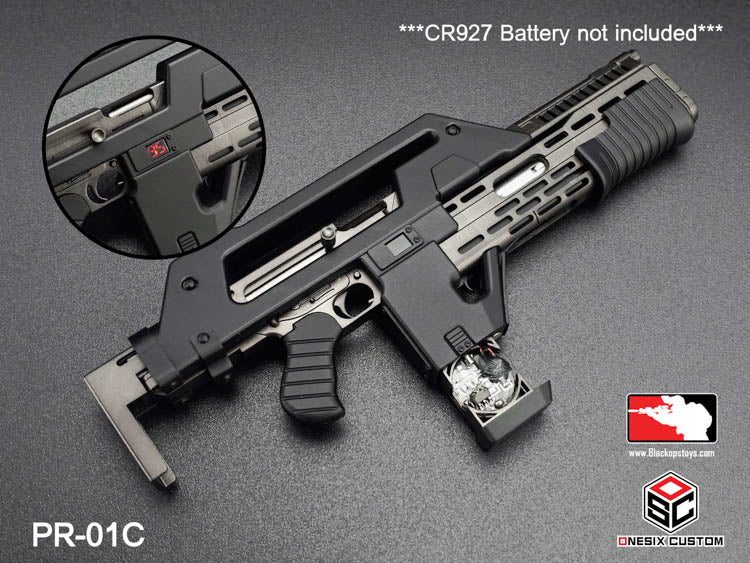 Load image into Gallery viewer, Black M41A Pulse Rifle Ver. 1 w/Round Counter &amp; Extra Magazine LE
