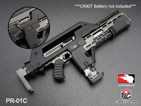 Black M41A Pulse Rifle Ver. 1 w/Round Counter & Extra Magazine LE