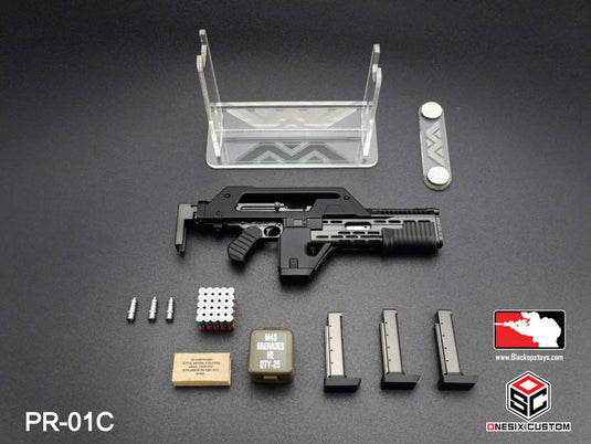 Black M41A Pulse Rifle Ver. 1 w/Round Counter & Extra Magazine LE