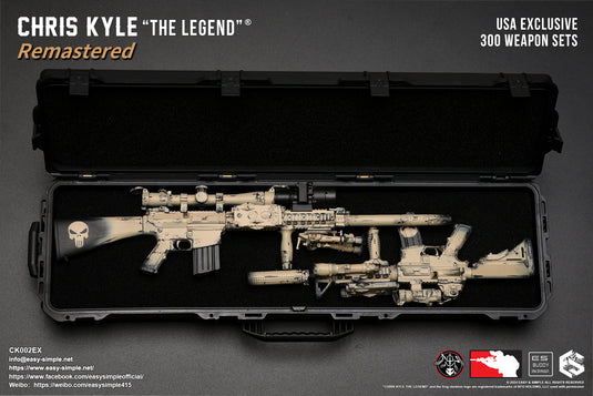 PREORDER DEPOSIT Exclusive Chris Kyle "The Legend"® Remastered  Weapon Set- MINT IN BOX