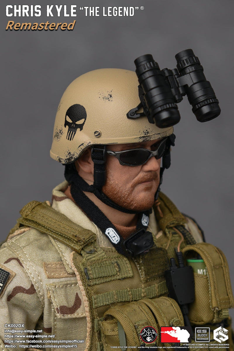 Load image into Gallery viewer, Chris Kyle Remastered DX - Tan Helmet w/NVG
