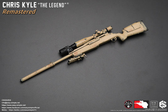 Kris Kyle Rifle Chris Kyle Remastered DX - MK13 MOD1 Sniper Rifle w/Attachment Set ...