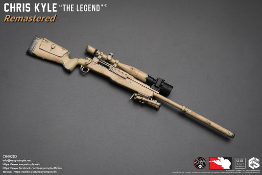 Kris Kyle Rifle Chris Kyle Remastered DX - MK13 MOD1 Sniper Rifle w/Attachment Set ...