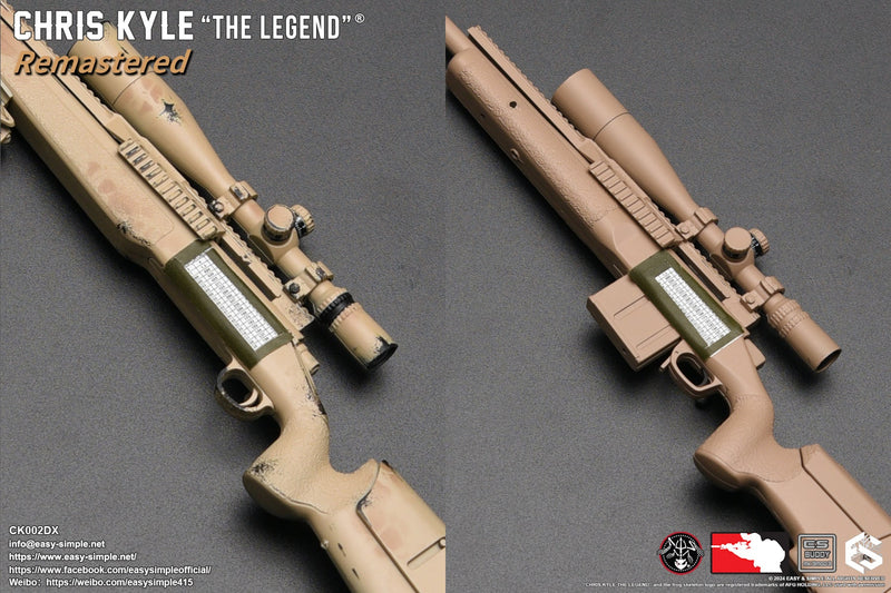 Kris Kyle Rifle Chris Kyle Remastered DX - Tac .338 Sniper Rifle w/Attachment Set ...