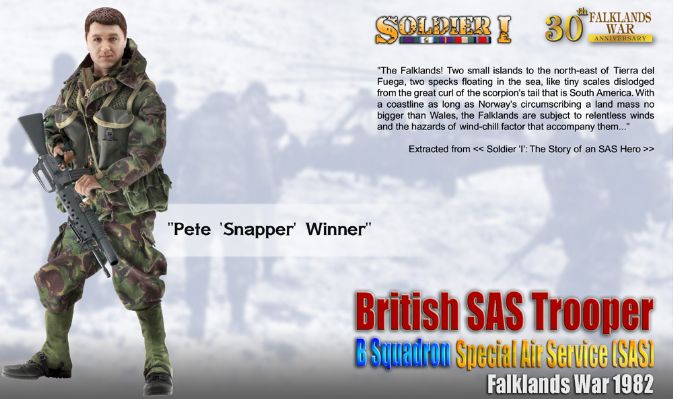 Load image into Gallery viewer, British SAS Trooper - Pete 'Snapper' Winner - MINT IN BOX
