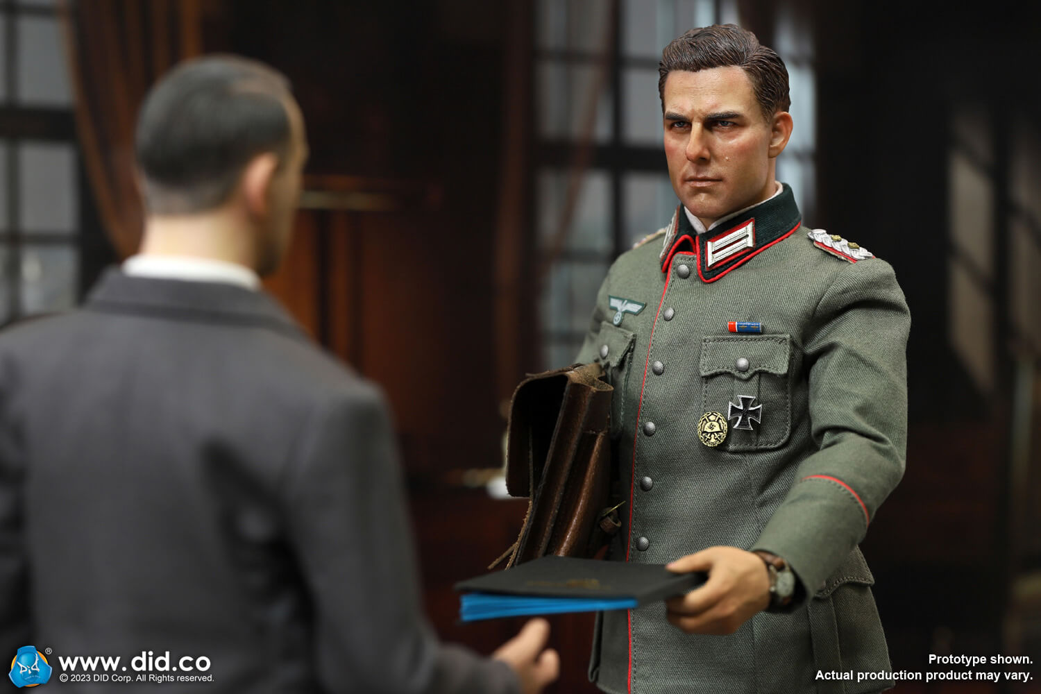 Tom Cruise as Claus von Stauffenberg headsculpt Face Pool Figure