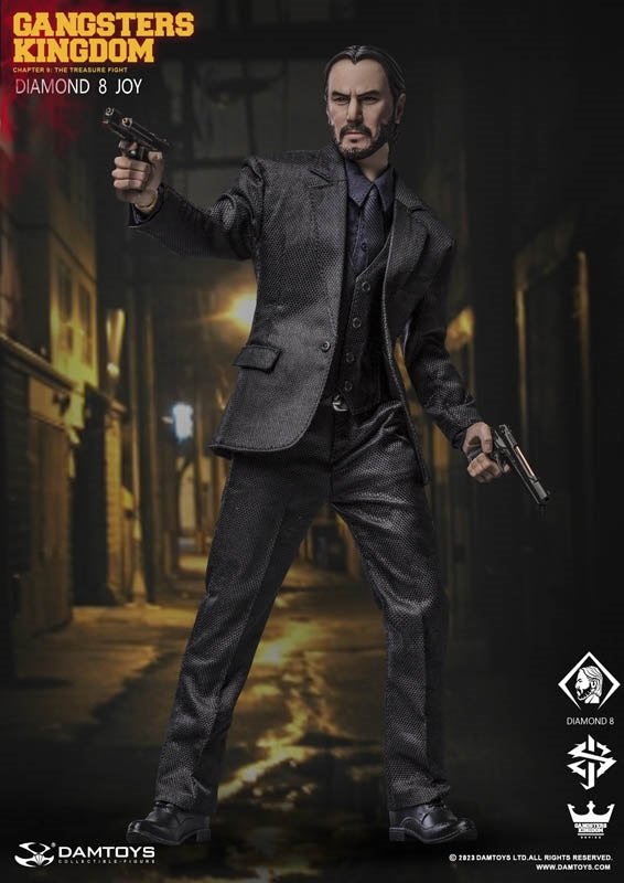 Load image into Gallery viewer, Gangsters Kingdom - Diamond 8 Joy w/Dog, Wall, &amp; Accessories - MINT IN BOX
