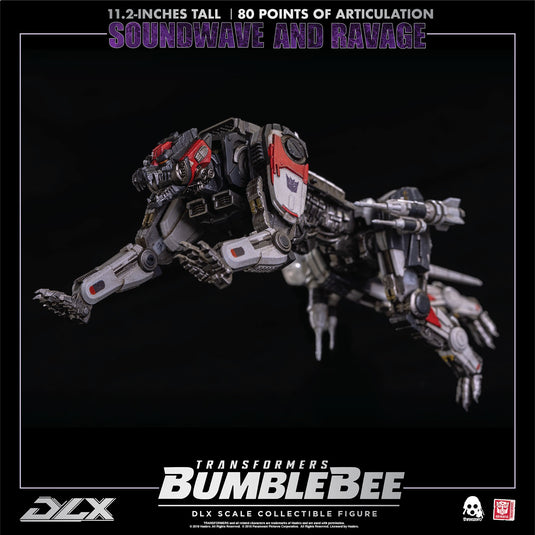 Transformers - DLX Soundwave & Ravage - MINT IN BOX