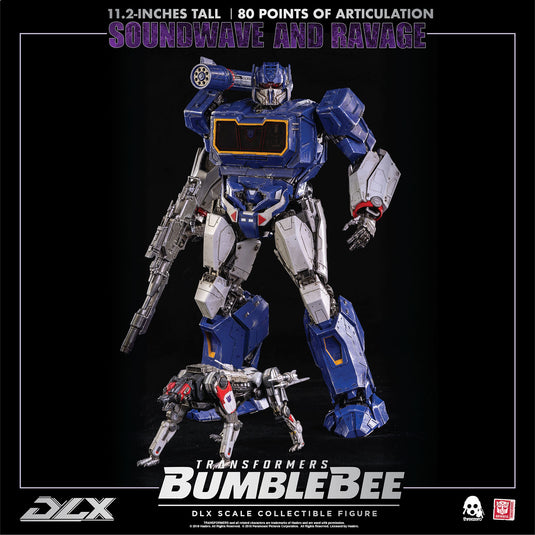 Transformers - DLX Soundwave & Ravage - MINT IN BOX