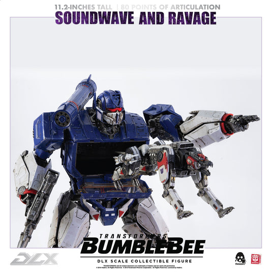 Transformers - DLX Soundwave & Ravage - MINT IN BOX