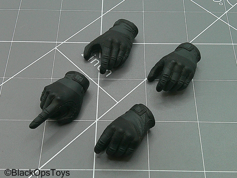 Load image into Gallery viewer, Veteran Tactical Instructor Z - Black Gloved Hand Set (x4)
