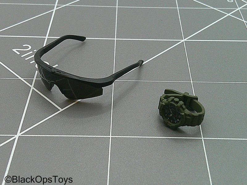 Load image into Gallery viewer, FSB Alpha Team Leader R - Black Glasses w/Watch

