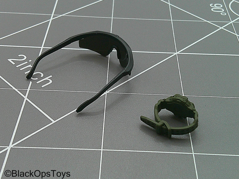 Load image into Gallery viewer, FSB Alpha Team Leader R - Black Glasses w/Watch
