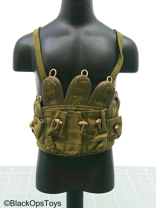 Vietnam Era OD Green Chicom Chest Rig (Toy Soldier)