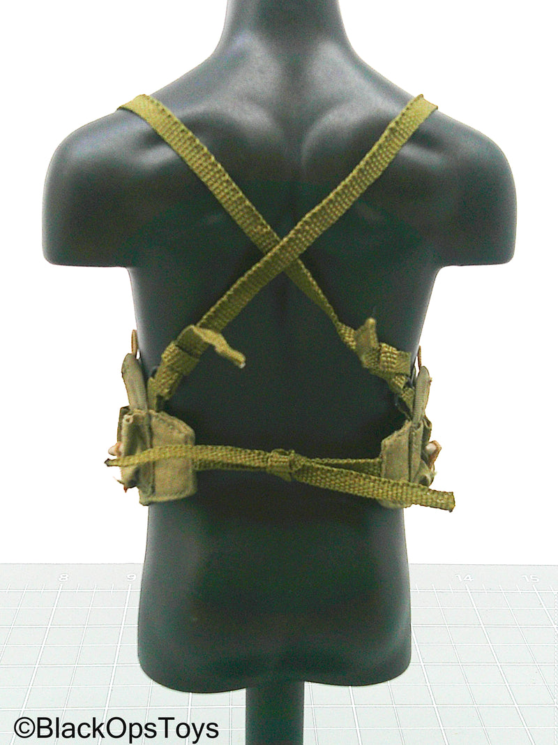 Load image into Gallery viewer, Vietnam Era OD Green Chicom Chest Rig (Toy Soldier)
