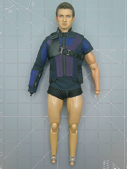 Bam 1/6 Hawkeye Male Base Body w/Headsculpt & Combat Shirt (Hot Toys) (READ DESC)