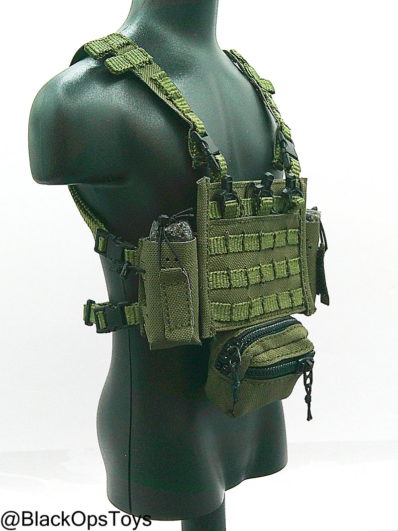 Load image into Gallery viewer, ZERT - Deathridge Remastered - OD Green Chest Rig
