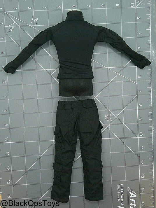 Black Tactical Combat Uniform Set