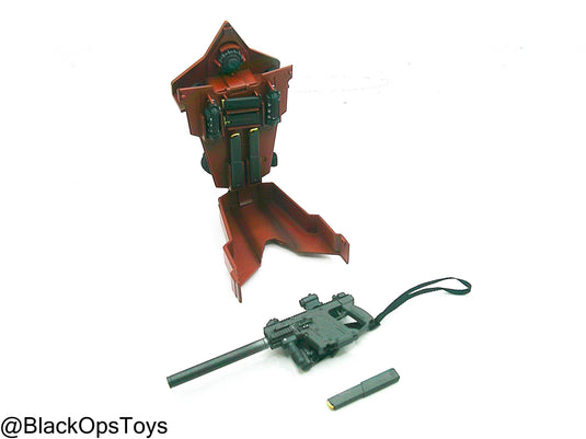 GI JOE - Crimson Guard - Vector SMG w/Backpack & Gear