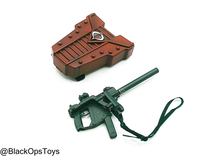 Load image into Gallery viewer, GI JOE - Crimson Guard - Vector SMG w/Backpack &amp; Gear
