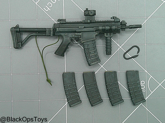 GI JOE - Ranger Stalker - Assault Rifle w/Folding Stock & Attachment Set