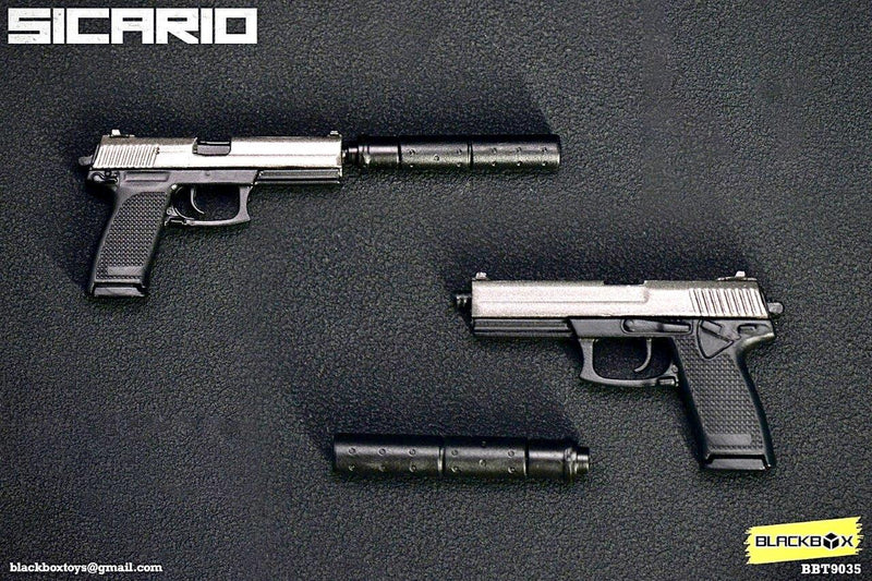 Load image into Gallery viewer, Sicario - Gillick - HK MK 23 SOCOM Pistol w/Suppressor

