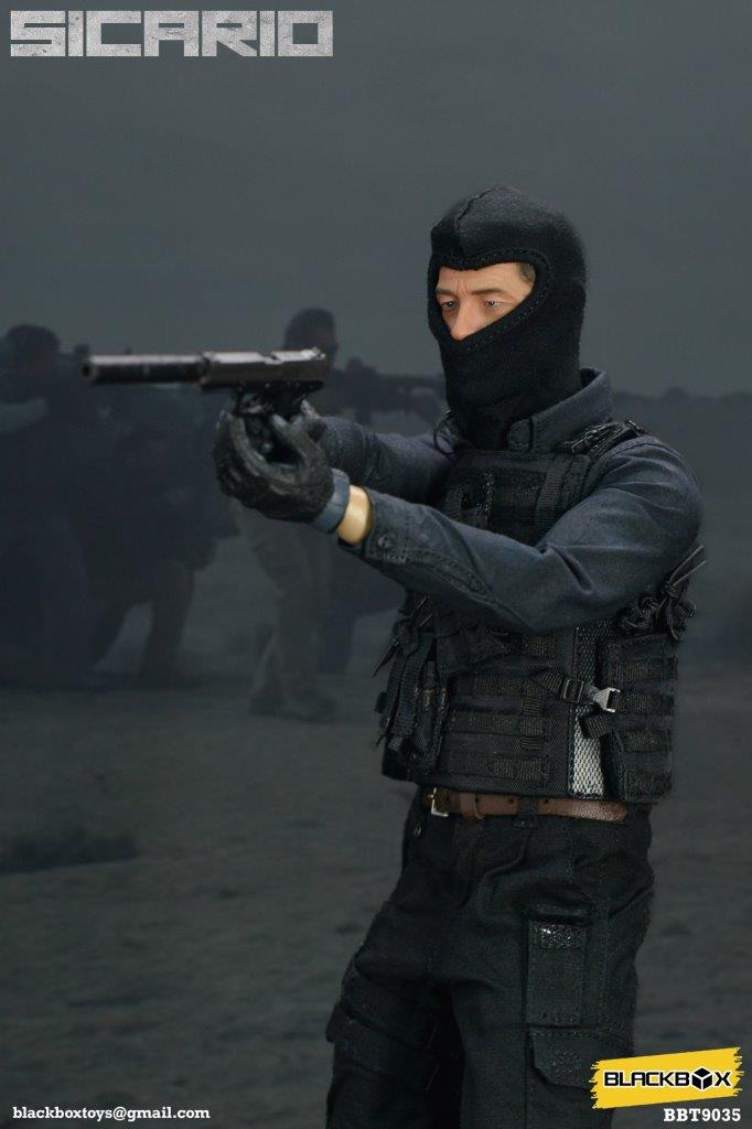Load image into Gallery viewer, Sicario - Gillick - Black Knee Pads
