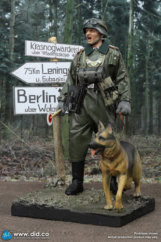 WWII - German Road Sign & Accessory Kit w/Dog - MINT IN BOX