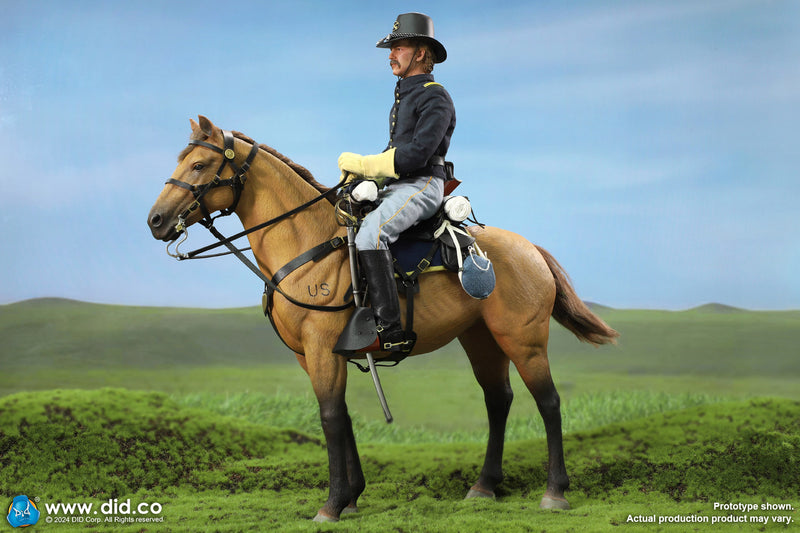 Load image into Gallery viewer, U.S. Civil War Union Army Lt. – John Dunbar w/Horse - MINT IN BOX
