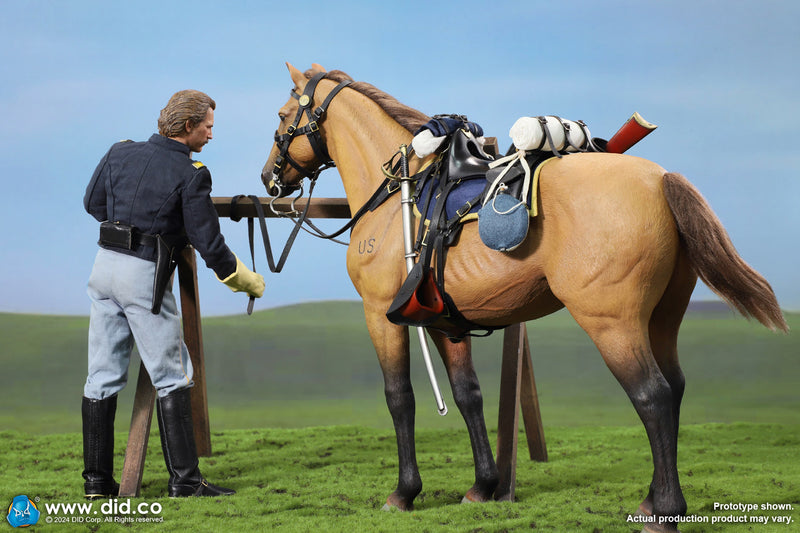 Load image into Gallery viewer, U.S. Civil War Union Army Lt. – John Dunbar w/Horse - MINT IN BOX
