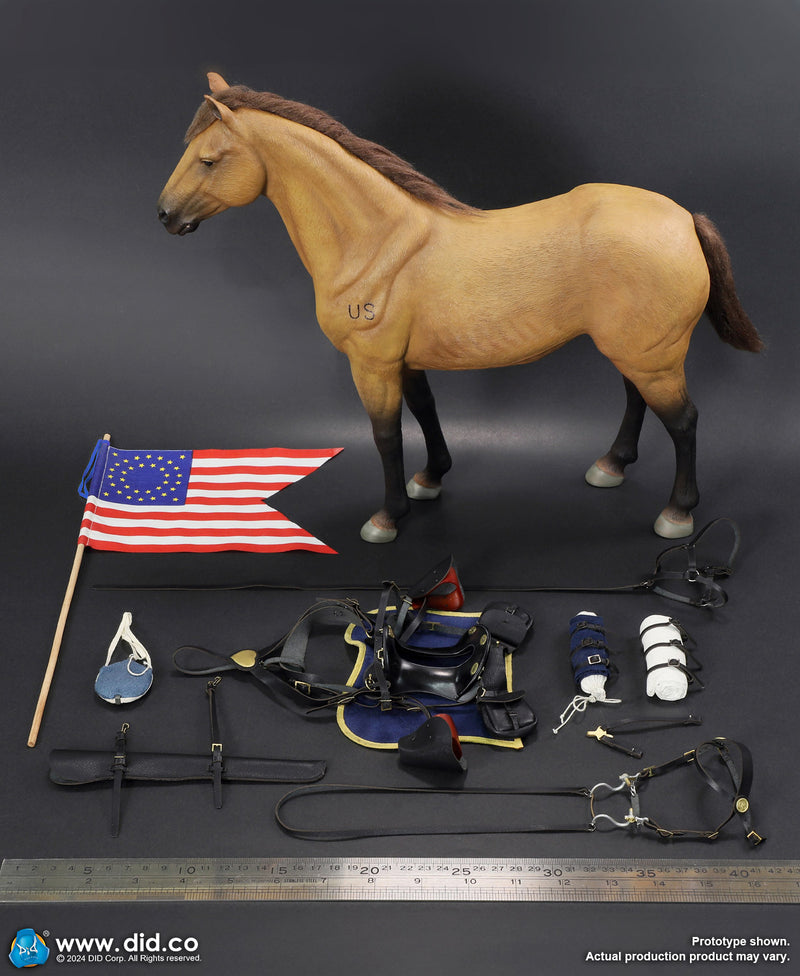Load image into Gallery viewer, U.S. Civil War Union Army Lt. – John Dunbar w/Horse - MINT IN BOX
