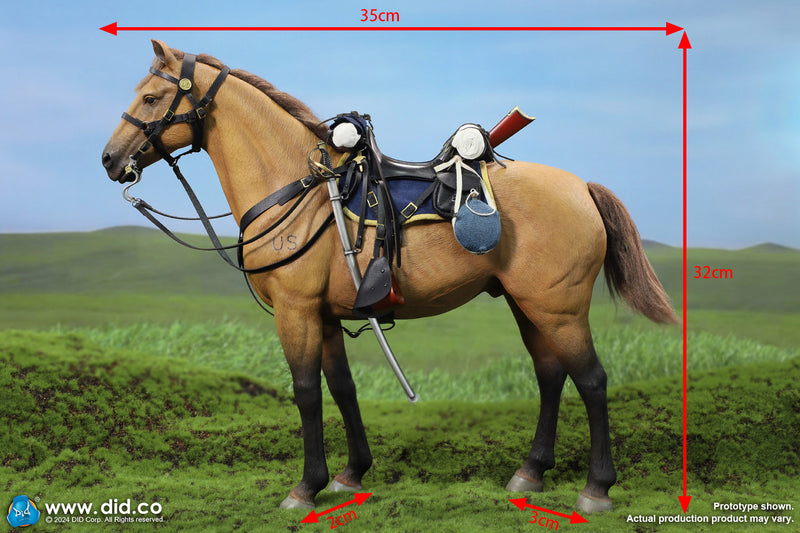 Load image into Gallery viewer, U.S. Civil War Union Army Lt. – John Dunbar w/Horse - MINT IN BOX
