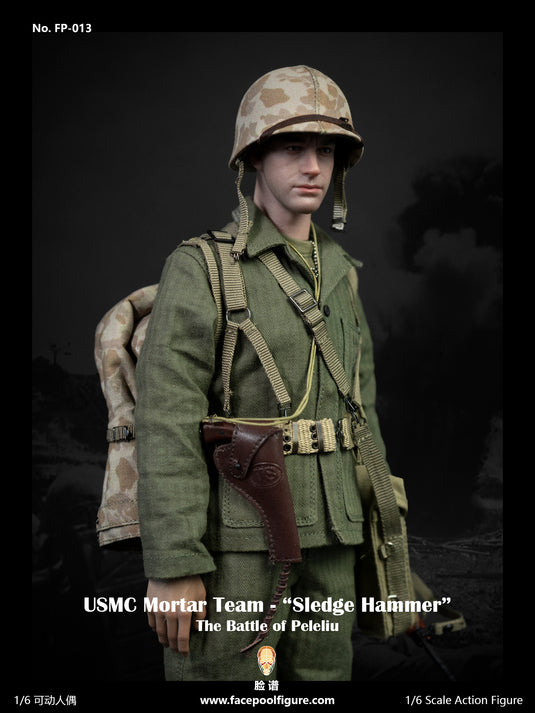 WWII USMC Mortar Team 