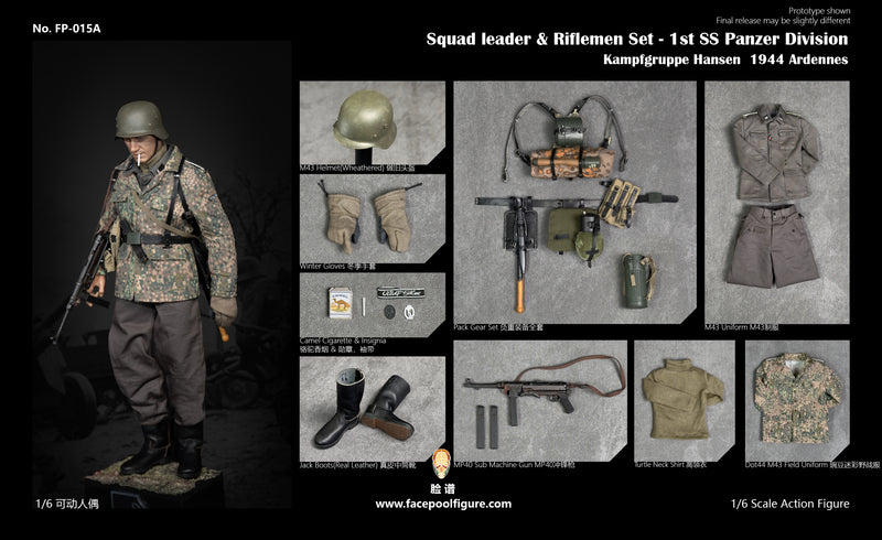 Load image into Gallery viewer, WWII - SS 1st Panzer Div. Squad Leader - MINT IN BOX (READ DESC)
