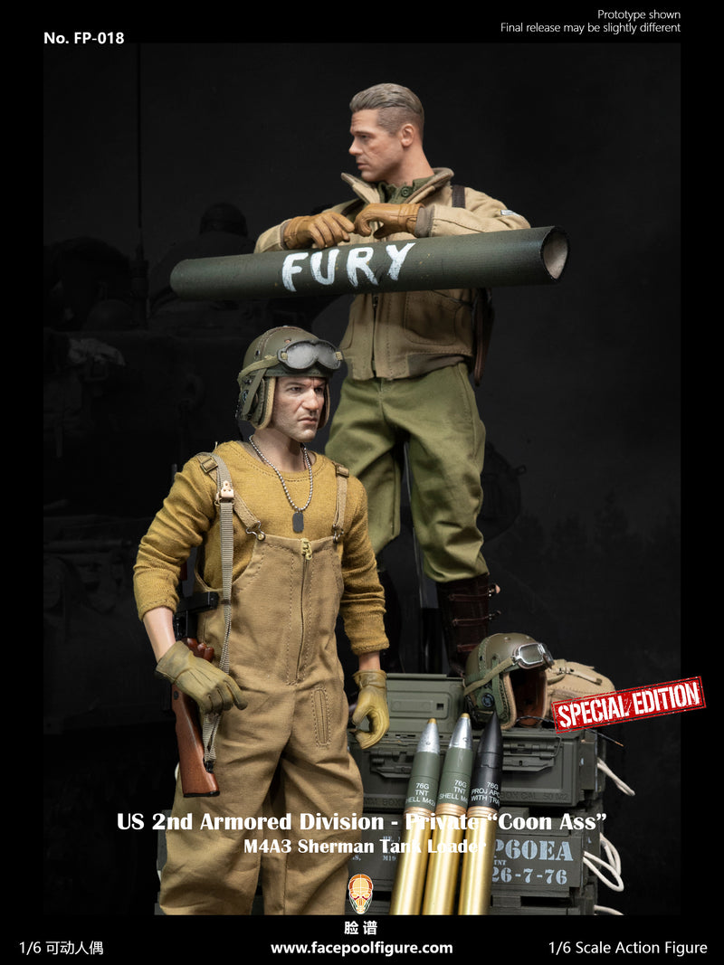 Load image into Gallery viewer, Fury - Sherman Tank Loader - M10 Tool Roll w/Tools
