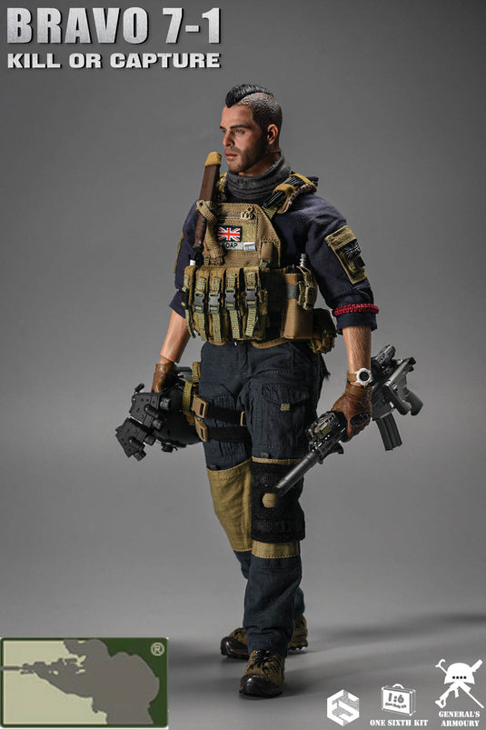 Bravo 7-1 Kill or Capture - Helmet w/NVG & Communications Set