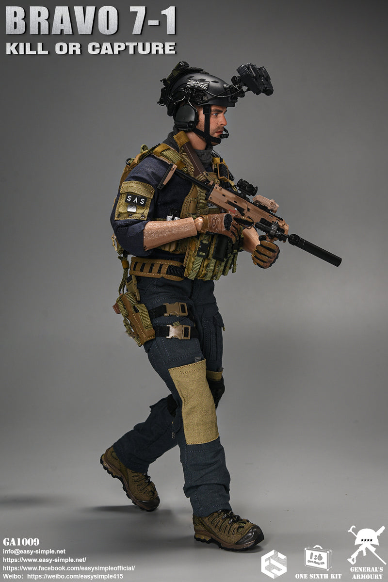Load image into Gallery viewer, Bravo 7-1 Kill or Capture - Navy Blue Uniform Set
