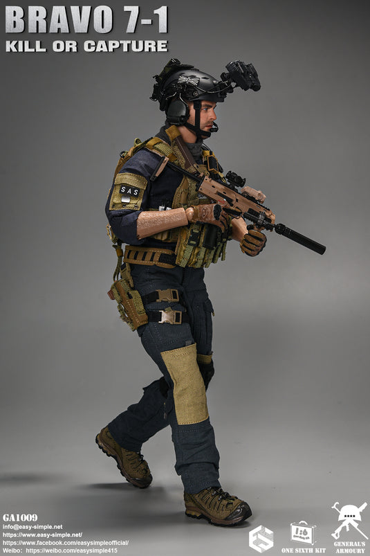 Bravo 7-1 Kill or Capture - Navy Blue Uniform Set