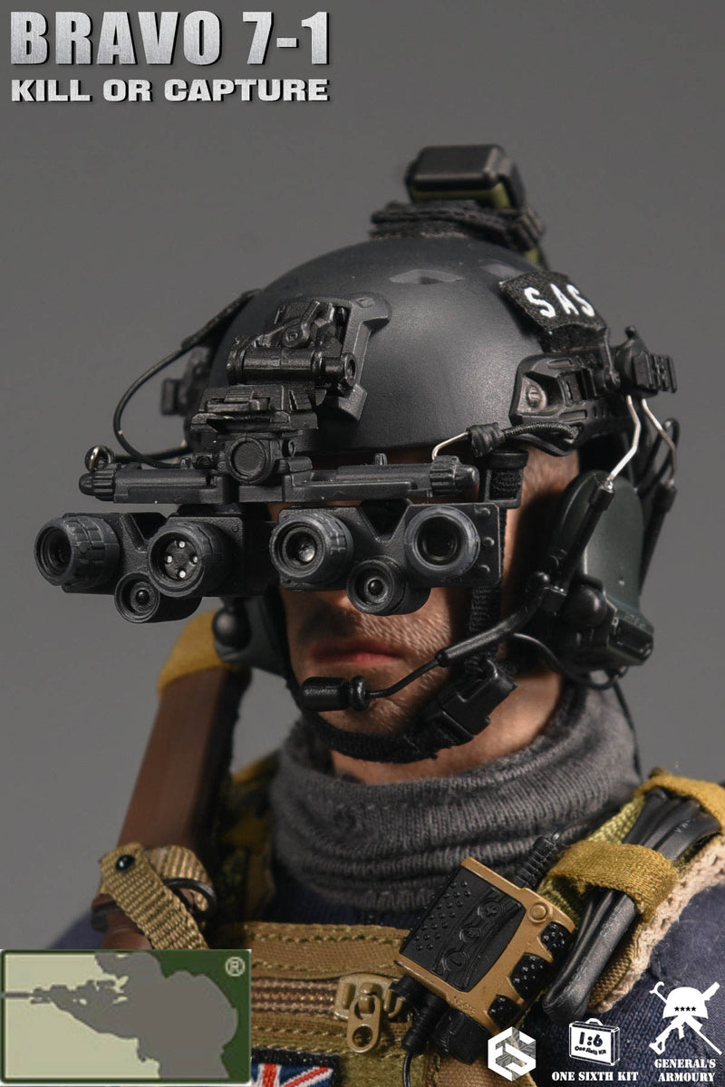 Load image into Gallery viewer, Bravo 7-1 Kill or Capture - Helmet w/NVG &amp; Communications Set
