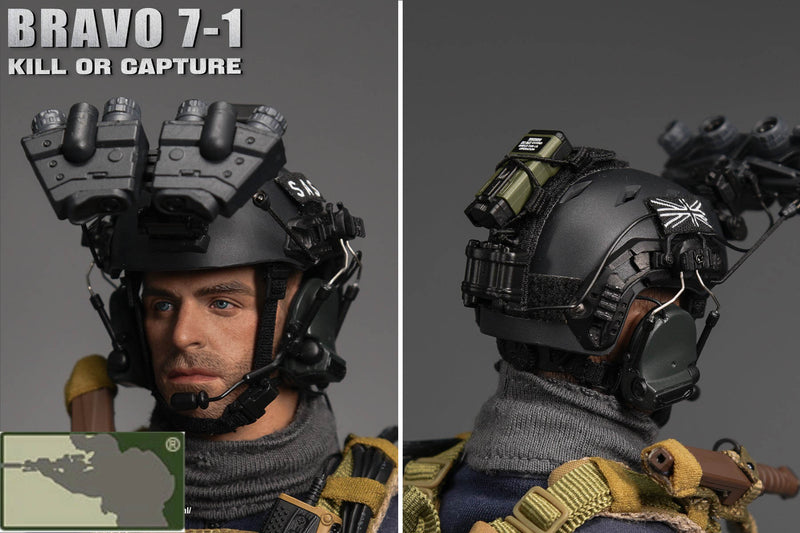 Load image into Gallery viewer, Bravo 7-1 Kill or Capture - Helmet w/NVG &amp; Communications Set
