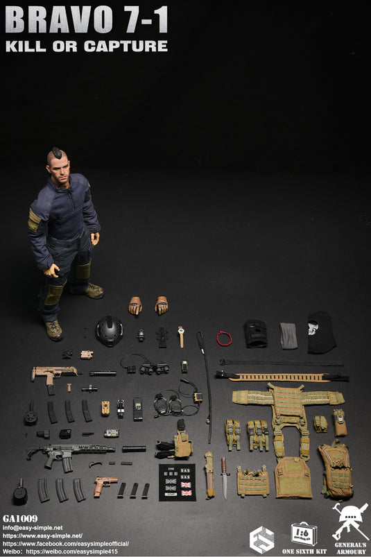 Bravo 7-1 Kill or Capture - Navy Blue Uniform Set