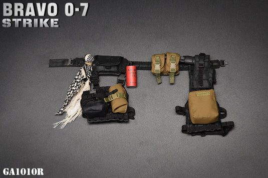 Bravo 0-7 Strike - Battle Belt Set w/Pistol