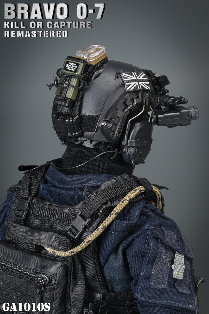 Load image into Gallery viewer, Bravo 0-7 Kill or Capture RM - Bump Helmet w/NVG &amp; Communications Set

