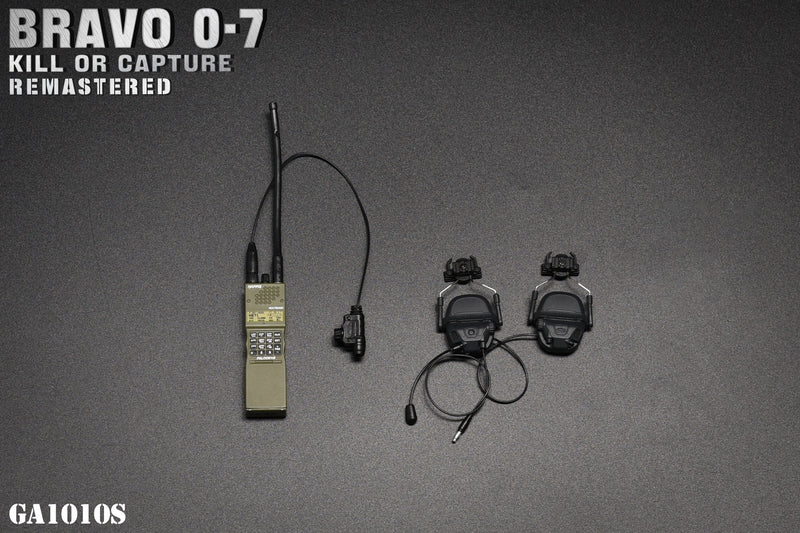 Load image into Gallery viewer, Bravo 0-7 Kill or Capture RM - Bump Helmet w/NVG &amp; Communications Set
