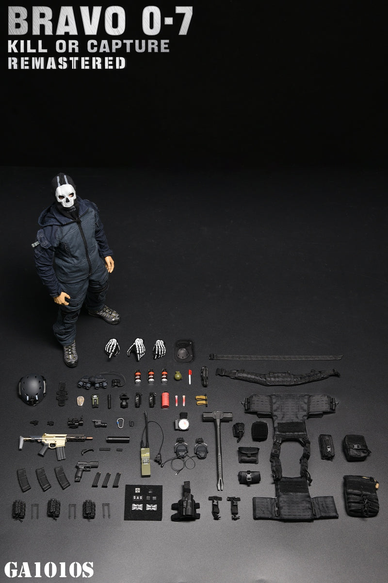 Load image into Gallery viewer, Bravo 0-7 Kill or Capture RM - Navy Blue Combat Shirt
